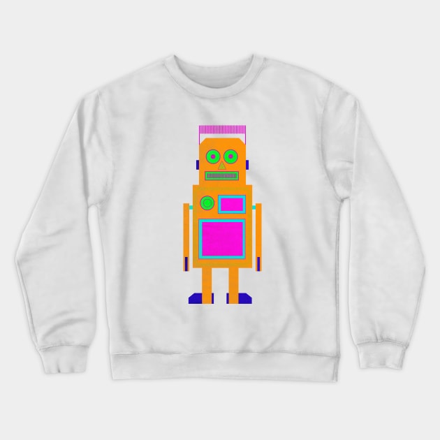 Robot Rock Crewneck Sweatshirt by johnjohnjohnjohn